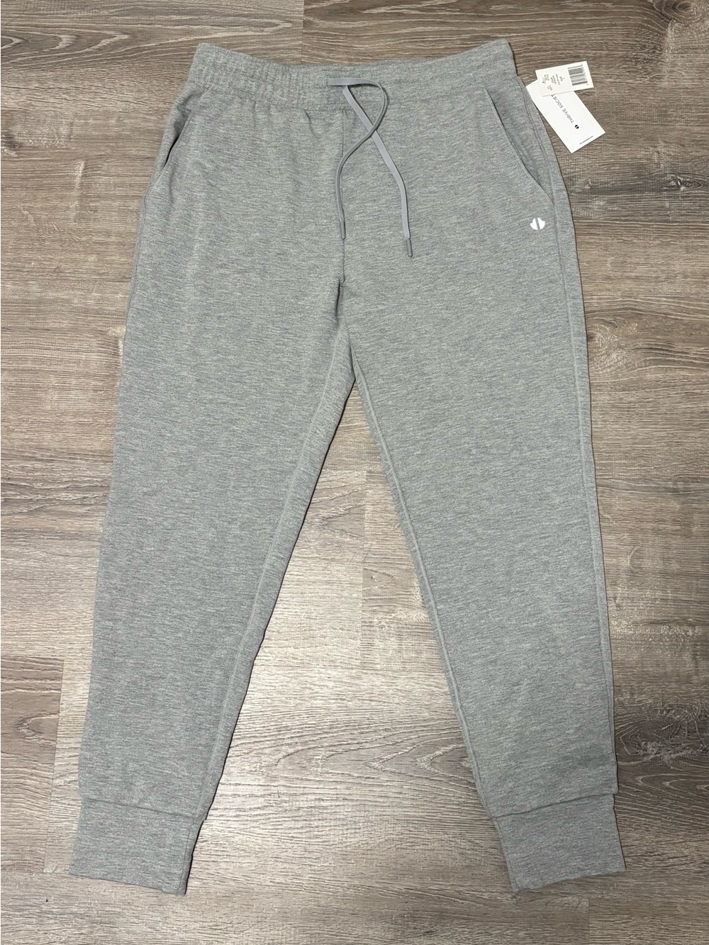 Thrive Societe Patch Pocket Lounge Jogger Women Gray Large Sweatpants